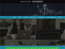 Tablet Screenshot of gcjproductions.com